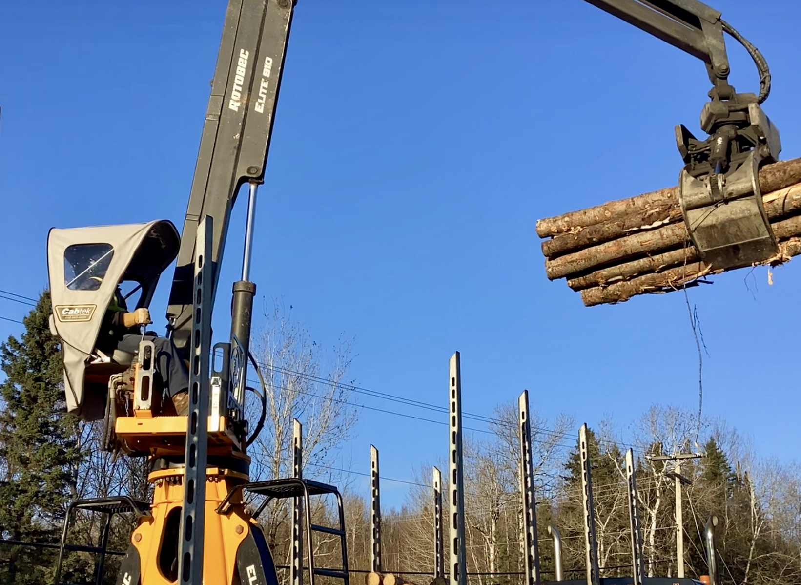 Cabine Cabtek au travail